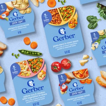 Gerber Mealtime for Toddler - Cheese Ravioli in Tomato Sauce & Mixed Vegetables