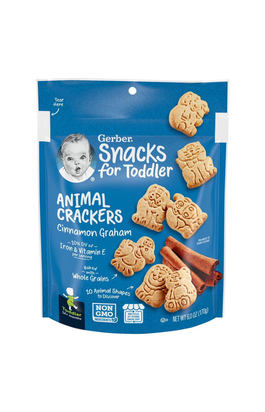 Gerber Snacks for Toddler - Animal Crackers; image 1 of 8