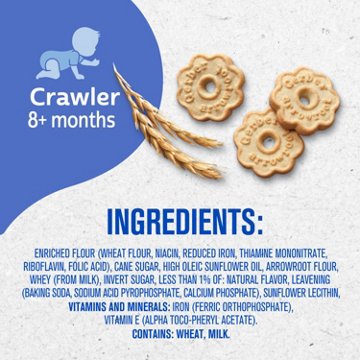 Gerber Snacks for Baby - Arrowroot Biscuits, 5.5 oz