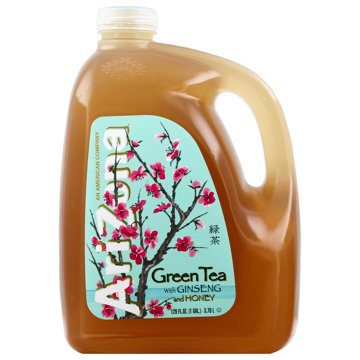 AriZona Green Tea with Ginseng and Honey, 128 oz