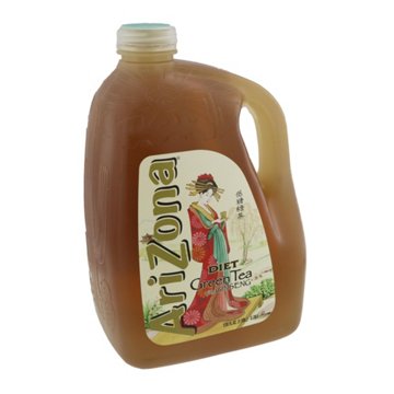 AriZona Diet Green Tea with Ginseng, 128 oz
