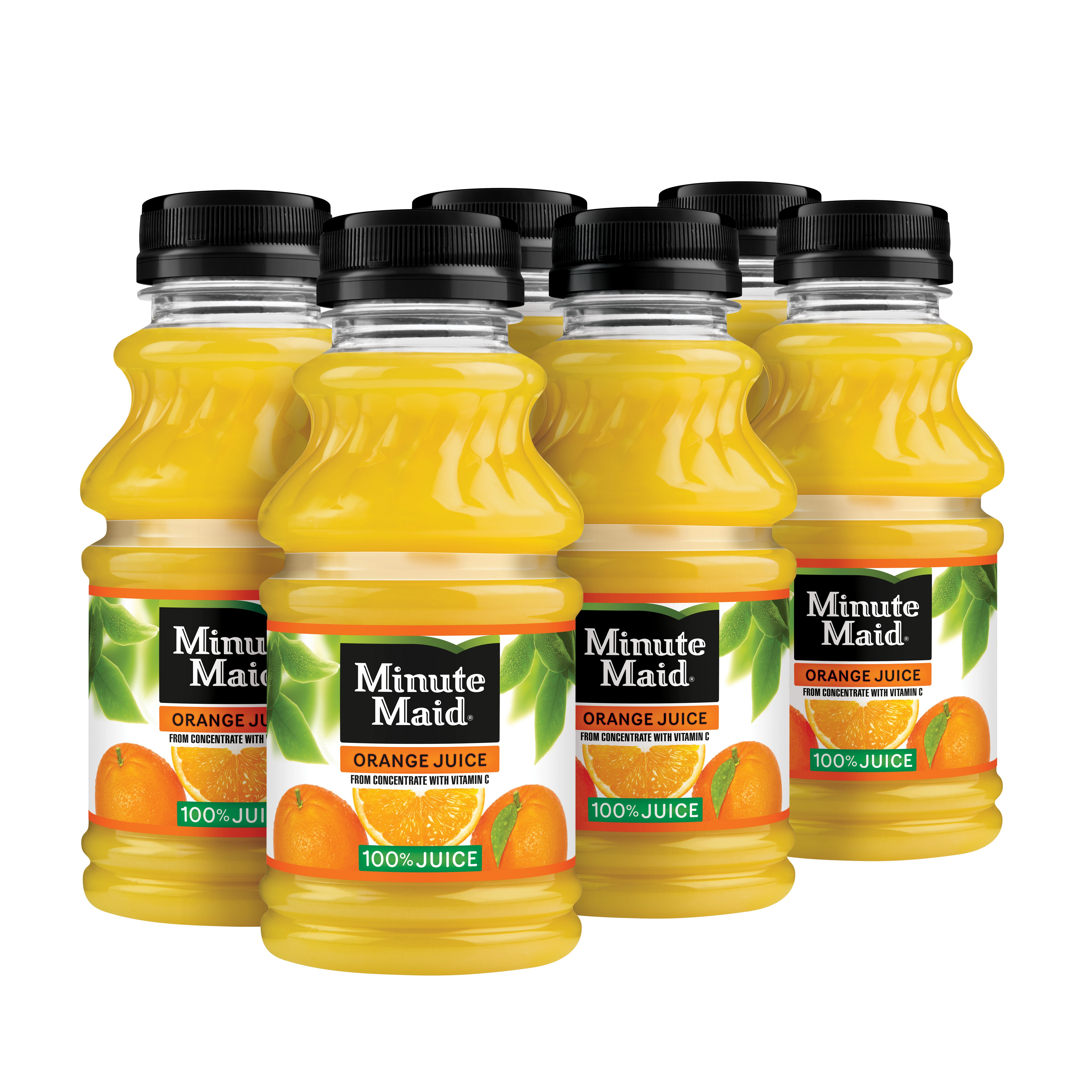 Minute Maid 100% Orange Juice 10 oz Bottles