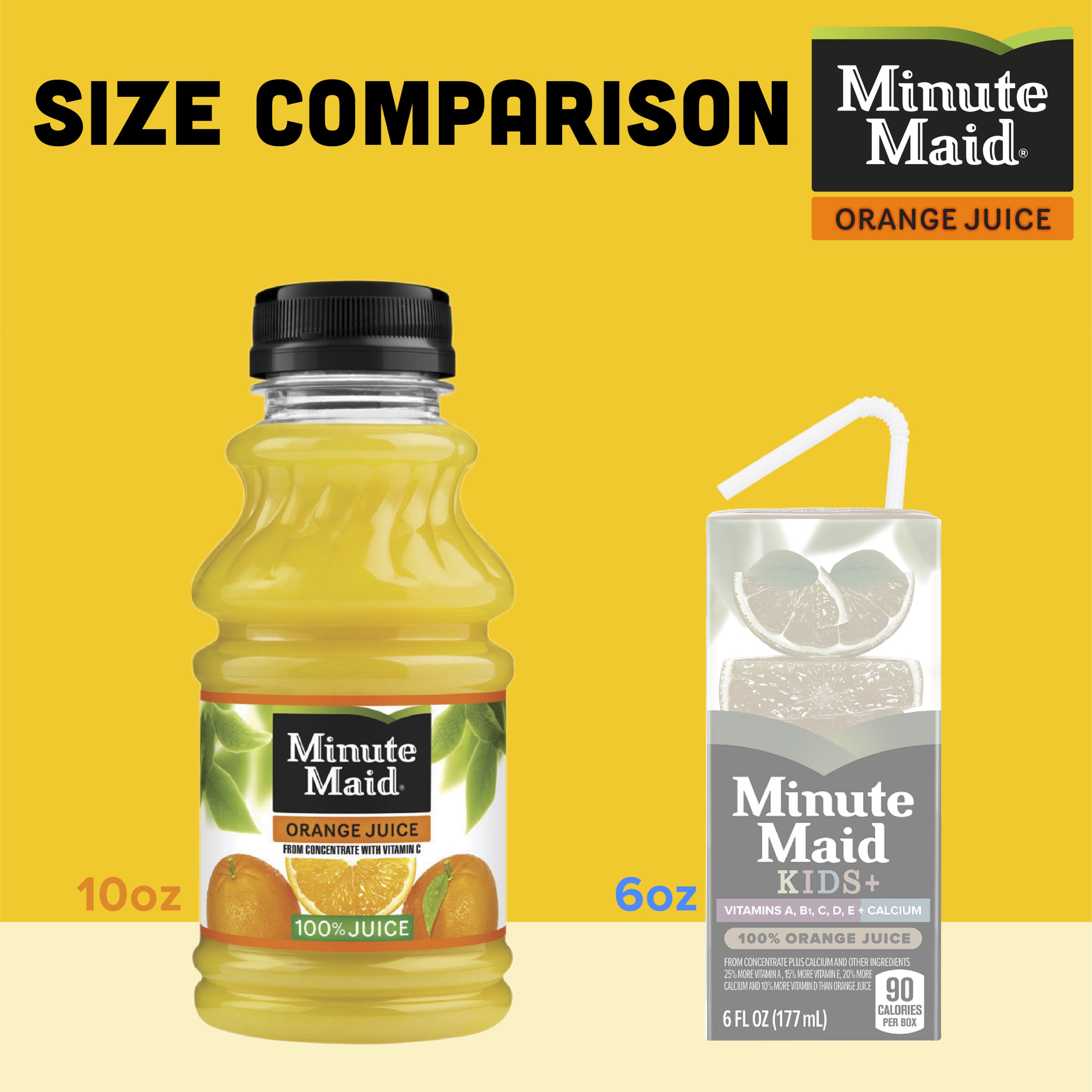 Minute Maid 100% Orange Juice pk Bottles Shop Juice at H-E-B