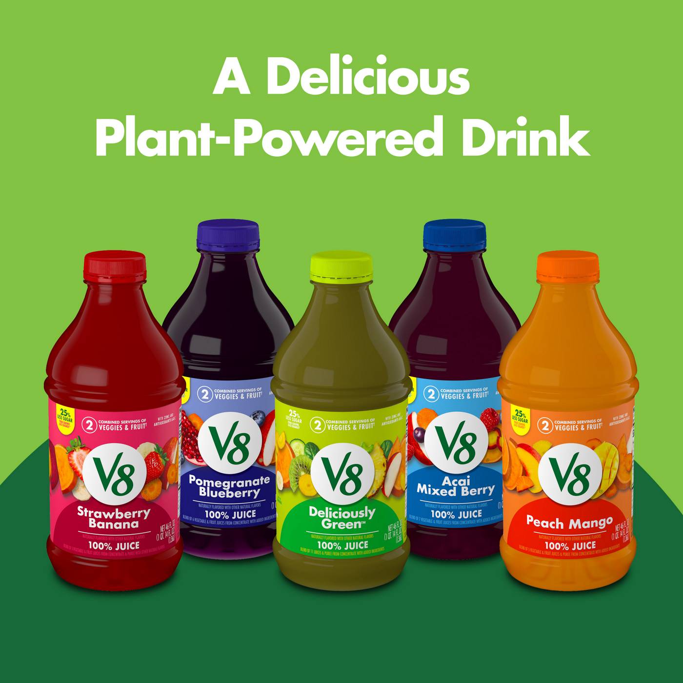 V8 Strawberry Banana 100% Fruit & Vegetable Juice; image 5 of 7