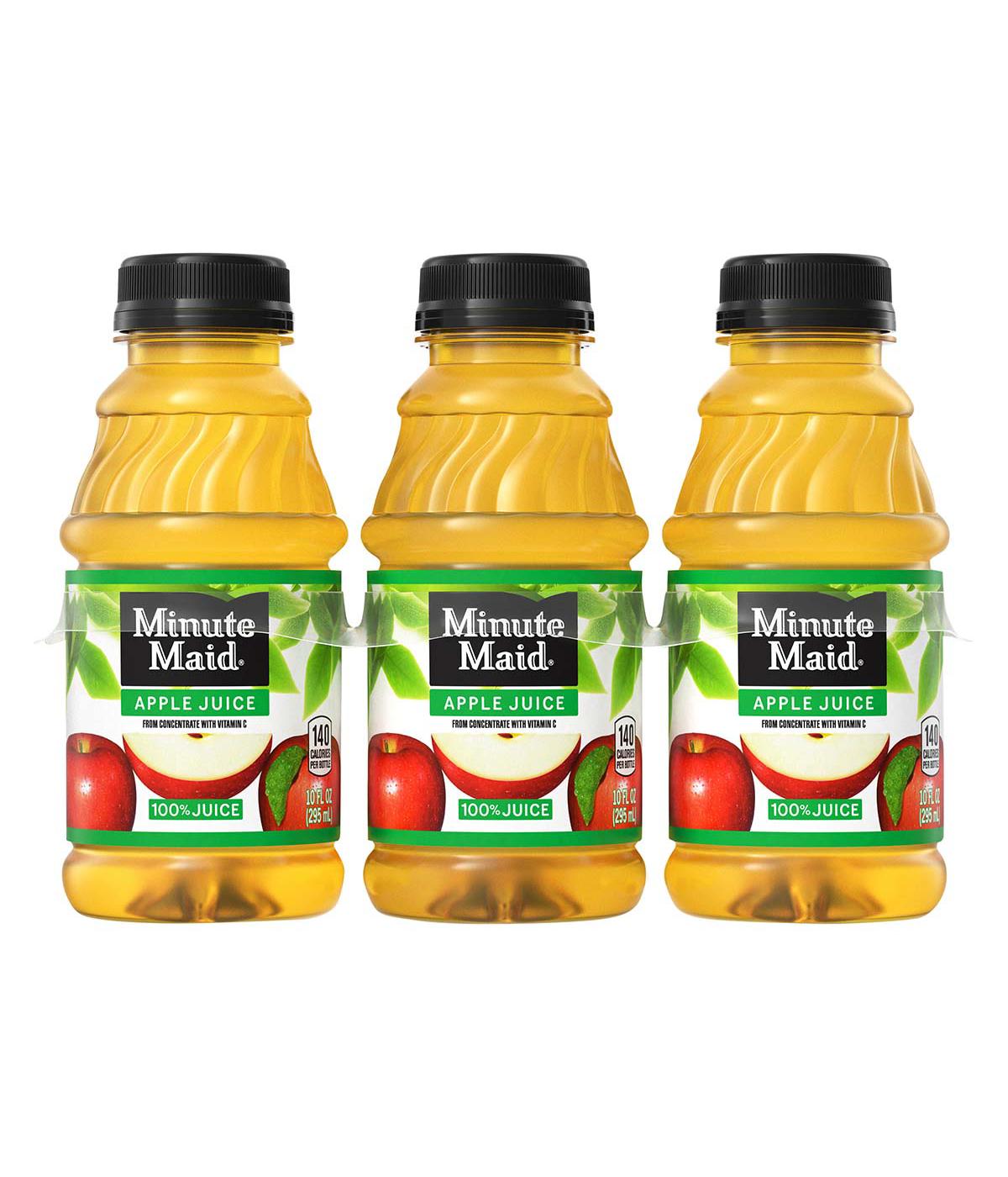 Minute Maid 100% Apple Juice 6 pk Bottles; image 1 of 5