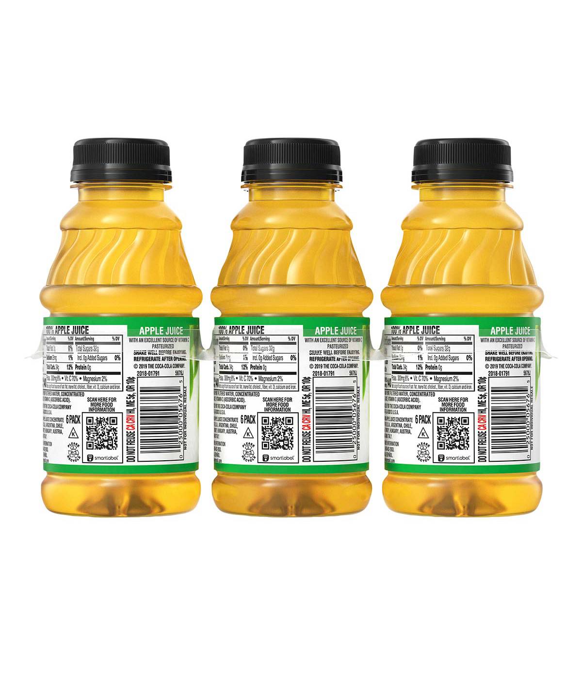Minute Maid 100% Apple Juice 6 pk Bottles; image 2 of 5