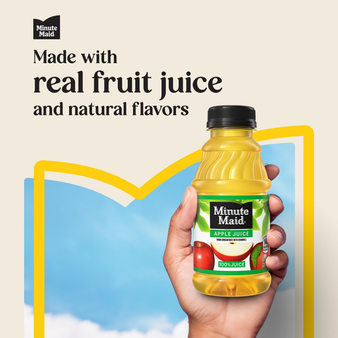 Minute Maid 100% Apple Juice 6 pk Bottles; image 3 of 5