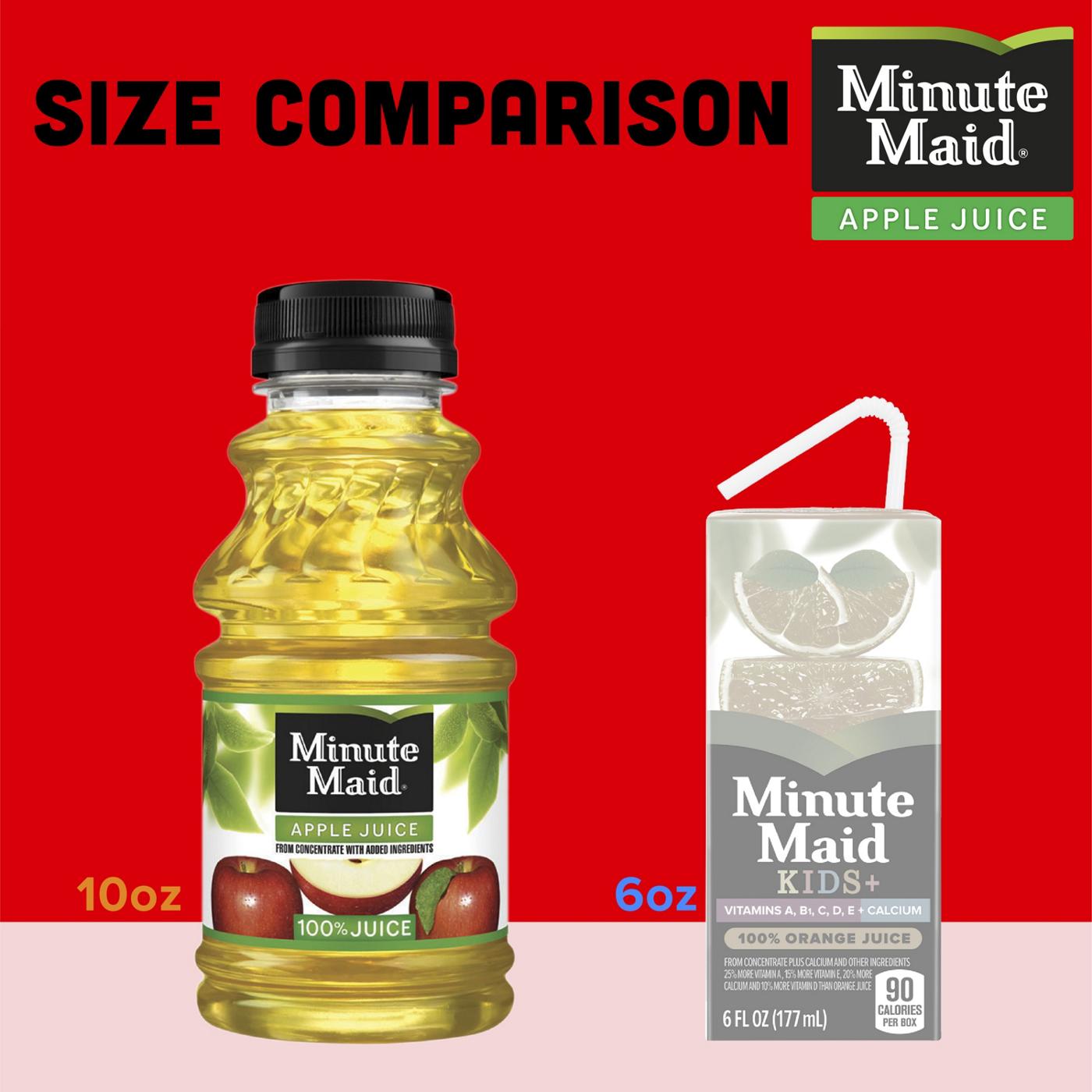 Minute Maid 100% Apple Juice 6 pk Bottles; image 5 of 5