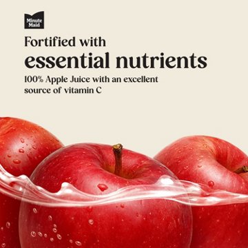 Minute Maid 100% Apple Juice 6 pk Bottles, 10 oz
