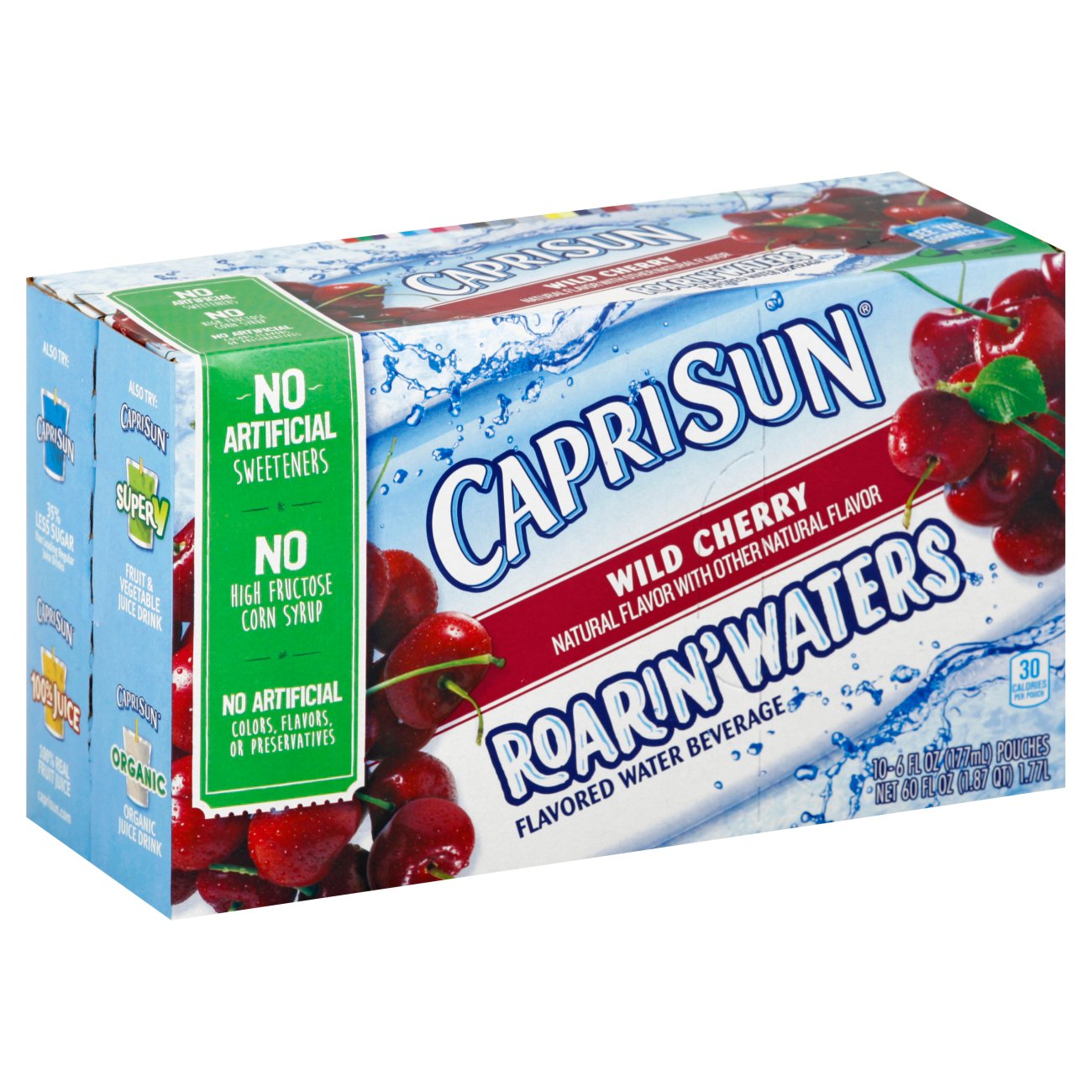 Capri Sun Roarin' Waters Wild Cherry Flavored Water Beverage 6