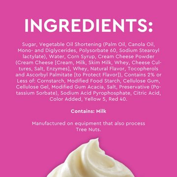 Duncan Hines Whipped Cream Cheese Frosting, 14 oz