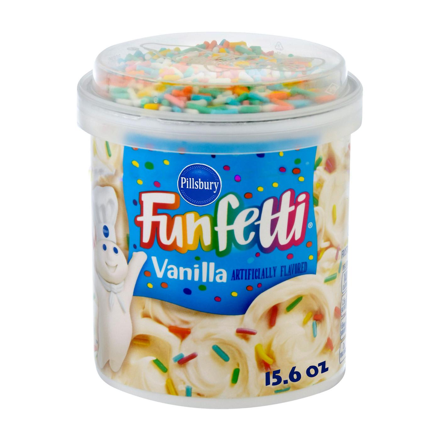 Pillsbury Funfetti Vanilla Frosting; image 1 of 6