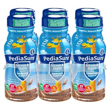 PediaSure Grow & Gain with Immune Support 7g Protein Shake for Kids - Chocolate, 8 oz Bottles, 6 pk