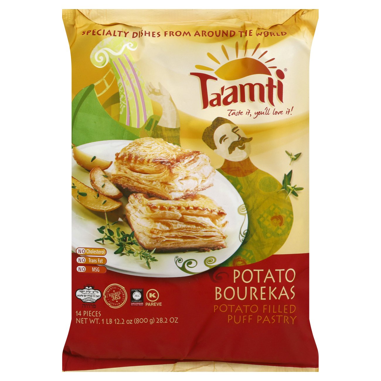 Ta'amti Kosher Potato Bourekas Potato Filled Puff Pastry - Shop Meals