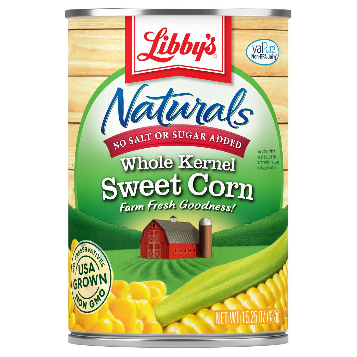 Libby's Naturals Whole Kernel Sweet Corn; image 1 of 4