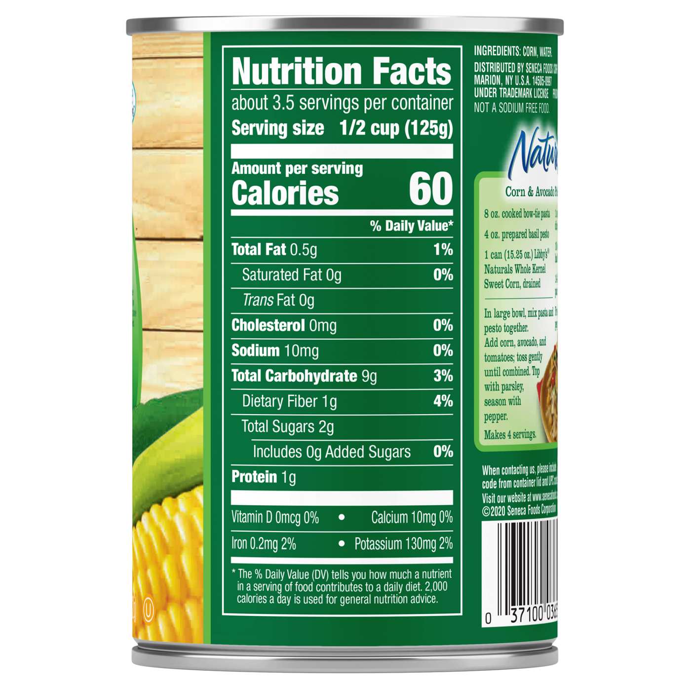 Libby's Naturals Whole Kernel Sweet Corn; image 2 of 4