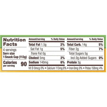 Kozy Shack Simply Well No Sugar Tapioca Pudding Snack Cups, 4 ct