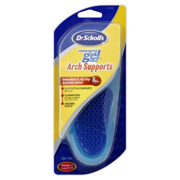 Dr. Scholl's Massaging Gel Arch Supports Women's Sizes 5-10 - Shop Foot ...