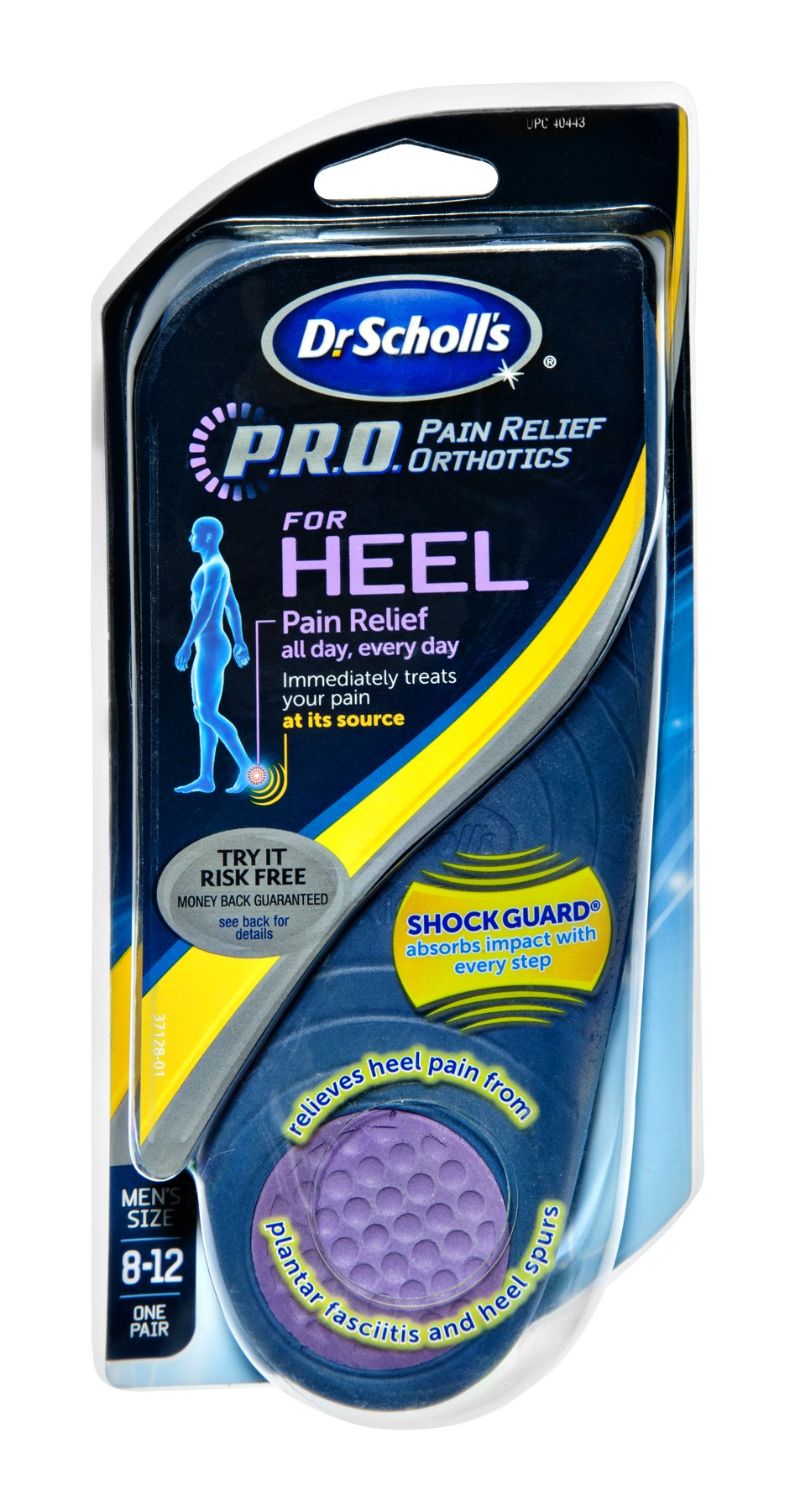 Dr. Scholl's Heel Pain Relief Orthotics Men's Size 812 Shop Foot