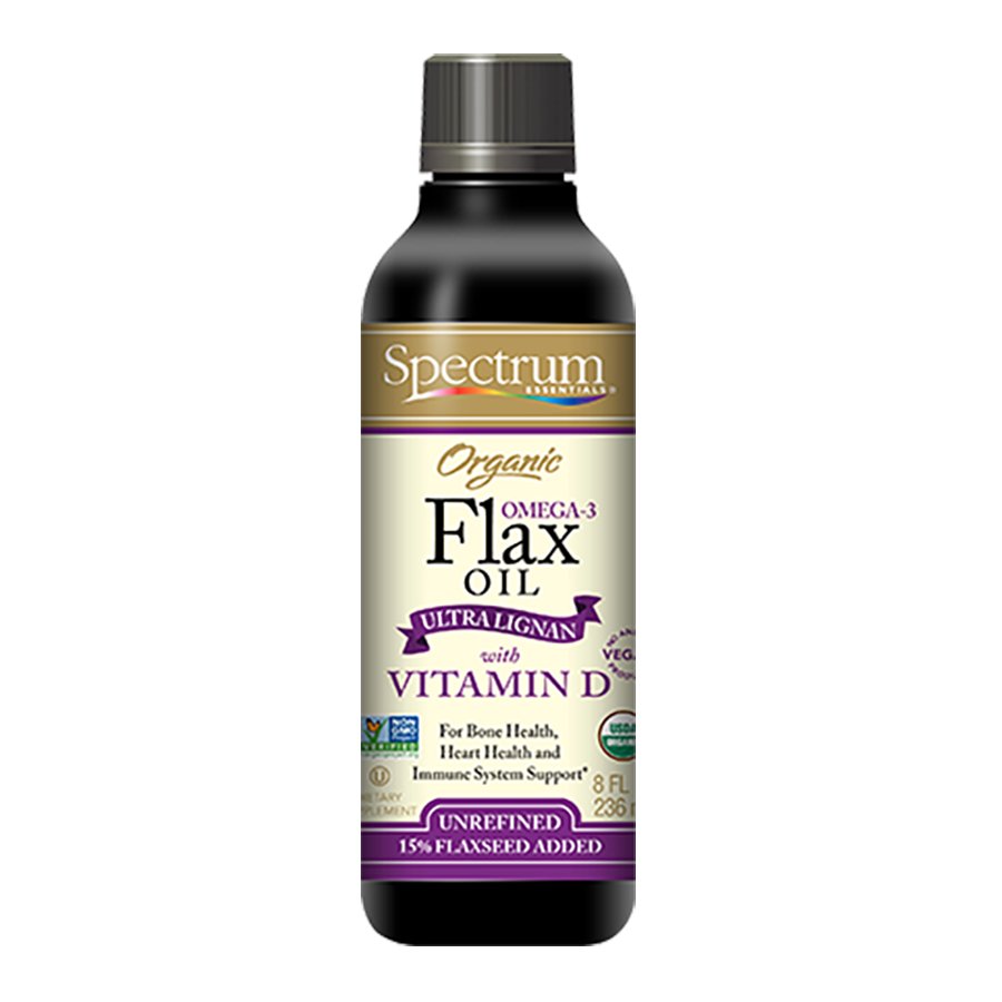 Spectrum Essentials Organic Ultra Enriched Flax Oil - Shop Diet ...