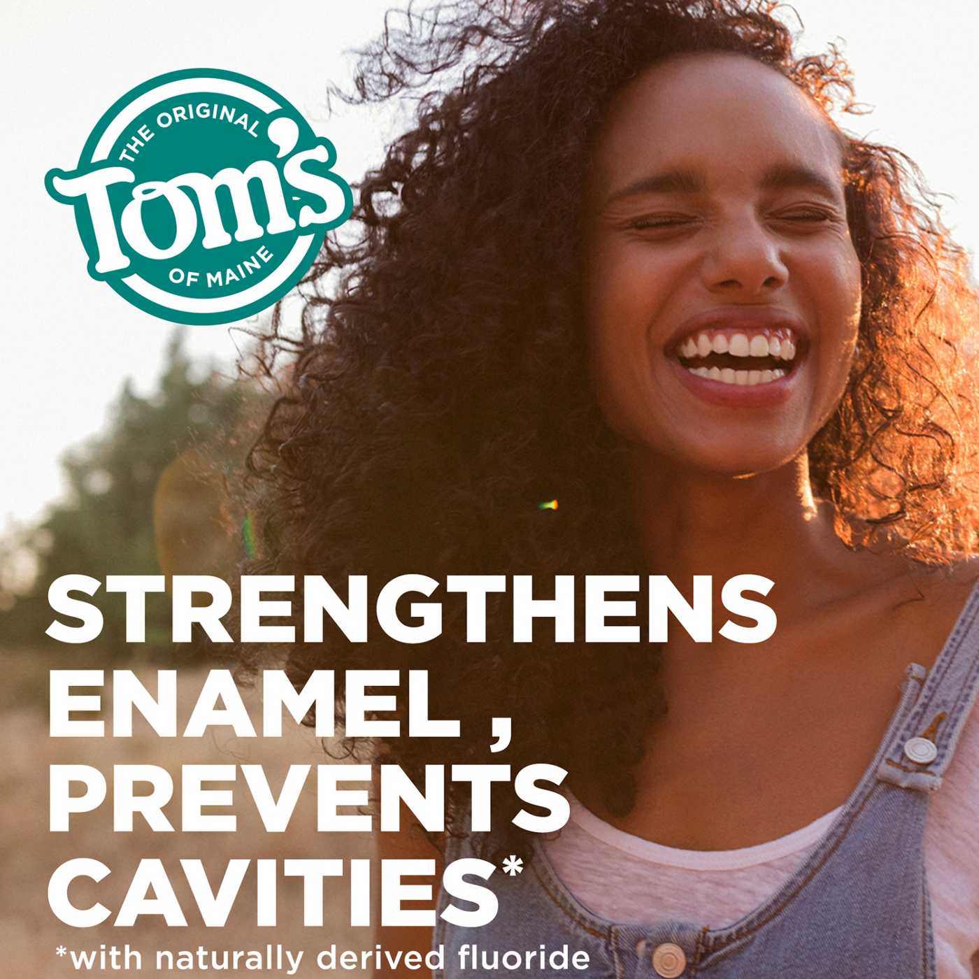 Tom's of Maine Whole Care Natural Fluoride Toothpaste - Spearmint; image 7 of 8