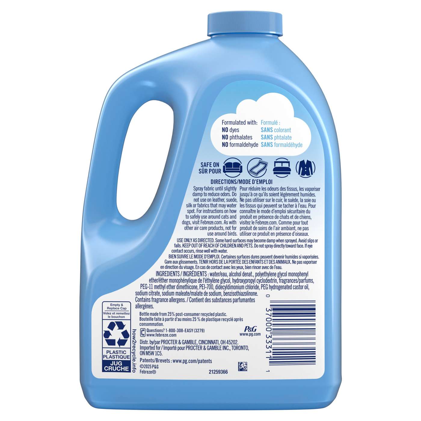 Febreze Odor-Fighting Fabric Refresher Extra Strength Refill - Original; image 10 of 10