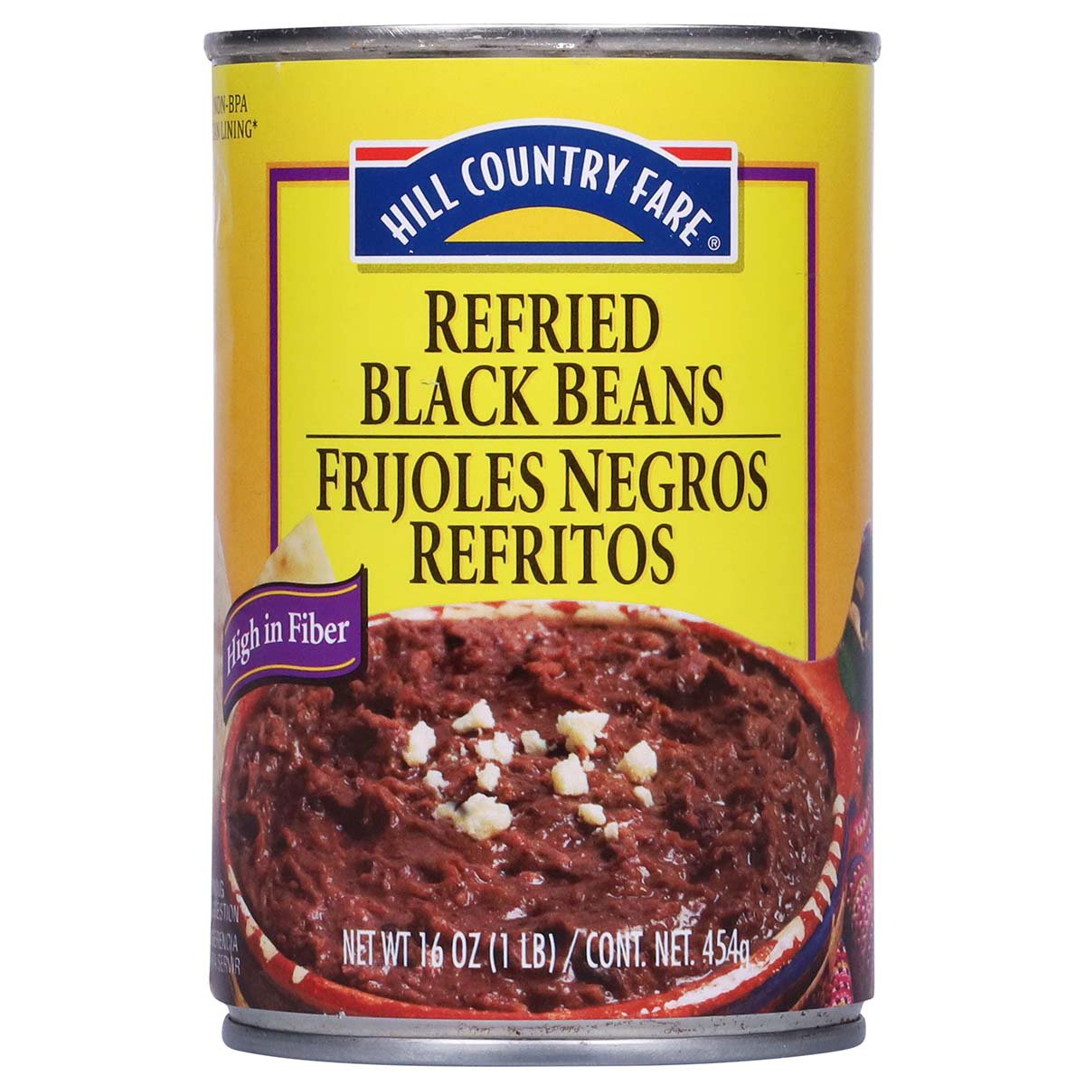 Hill Country Fare Refried Black Beans Shop Beans & Legumes at HEB