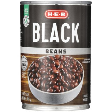 H-E-B Black Beans, 15 oz