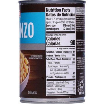 H-E-B Garbanzo Beans, 15 oz