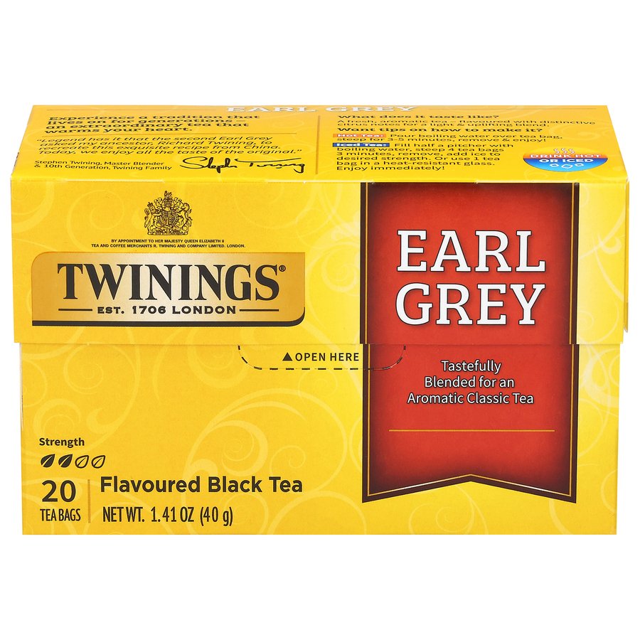 Twinings Earl Grey Tea Bags - Shop Tea at H-E-B