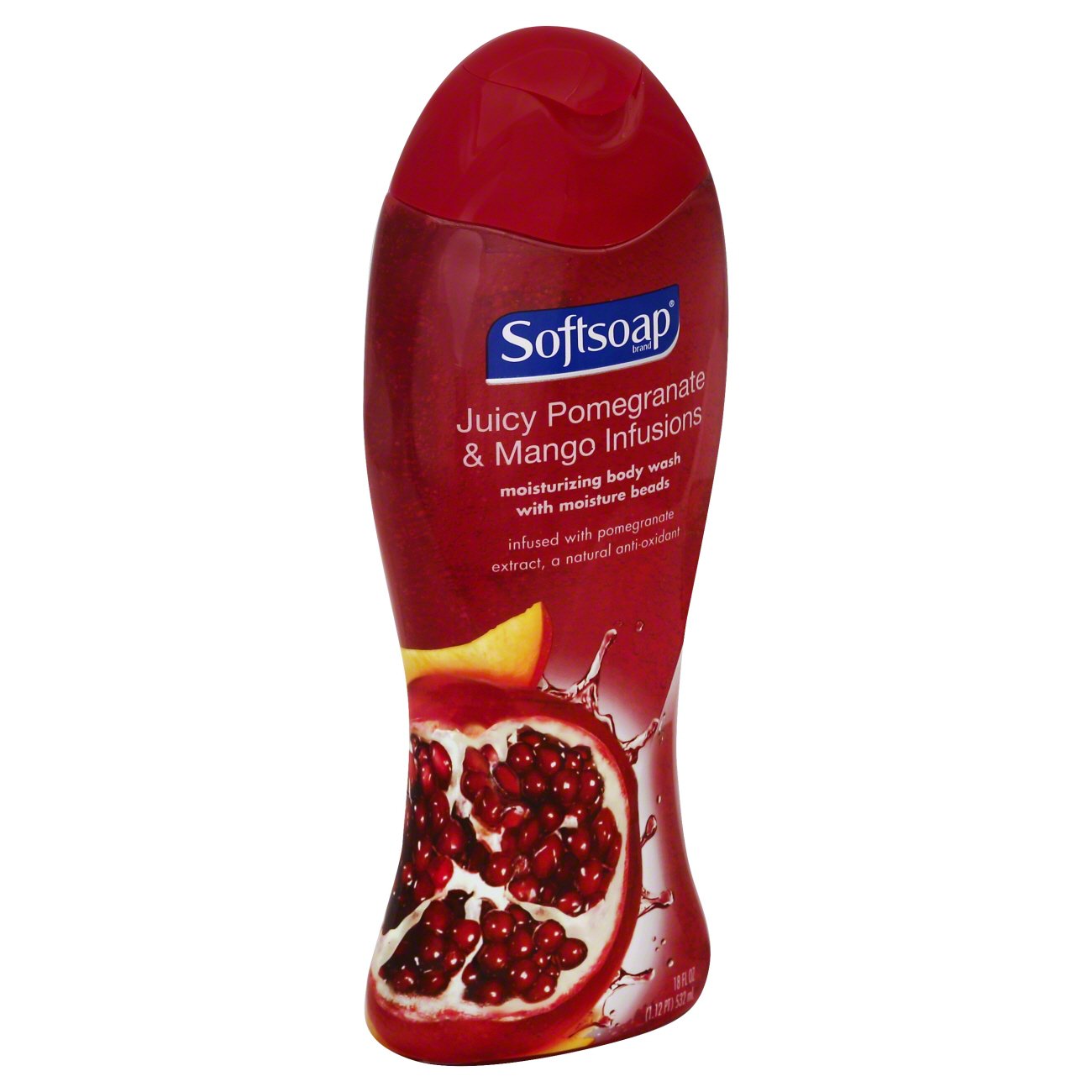 Softsoap Juicy Pomegranate And Mango Infusions Moisturizing Body Wash