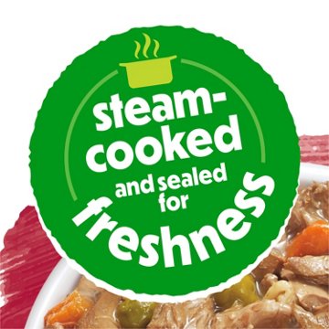 Beneful Purina Wet Dog Food Freshly Prepared Meals - Beef Stew with Peas, Carrots, Rice, and Barley