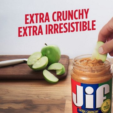 Jif Extra Crunchy Peanut Butter, 40 oz