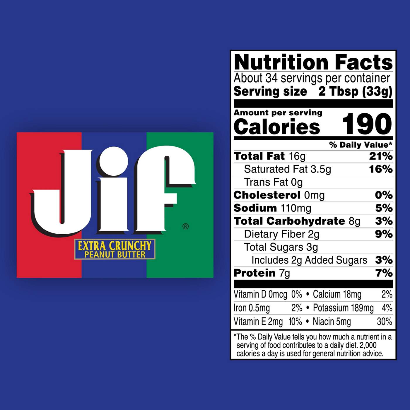 Jif Extra Crunchy Peanut Butter; image 4 of 5