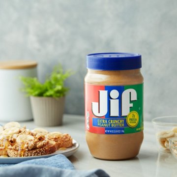 Jif Extra Crunchy Peanut Butter, 40 oz