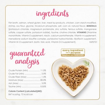 Fancy Feast Purina Grilled Wet Cat Food - Salmon and Shrimp Feast in Gravy