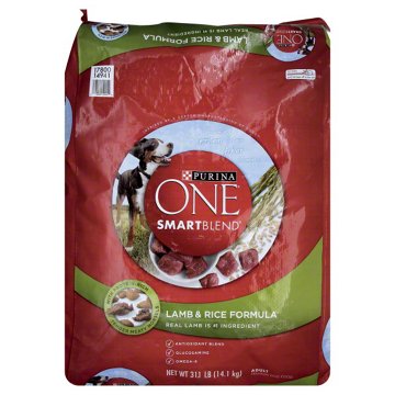 Purina ONE Dry Dog Food - Lamb and Rice Formula, 31.1 lb