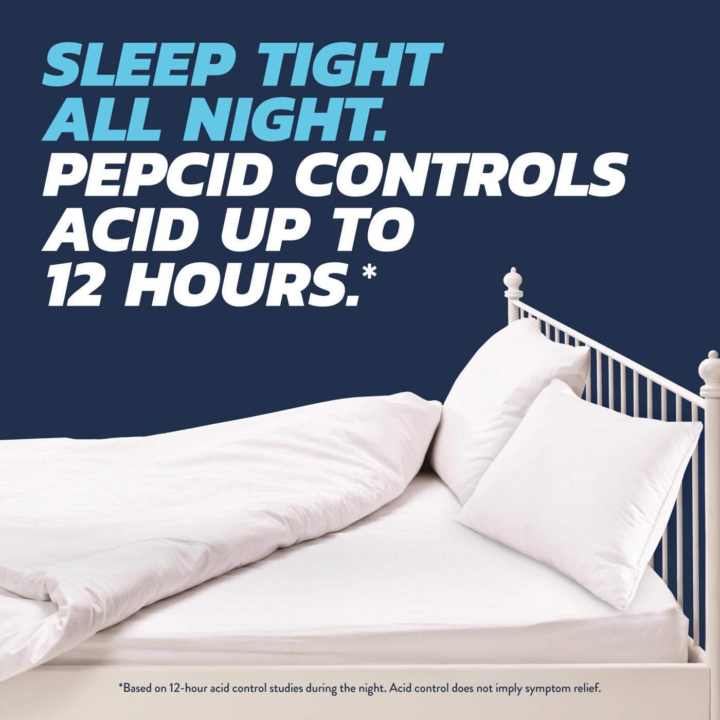 Pepcid Maximum Strength Heartburn Famotidine Tablets; image 7 of 8