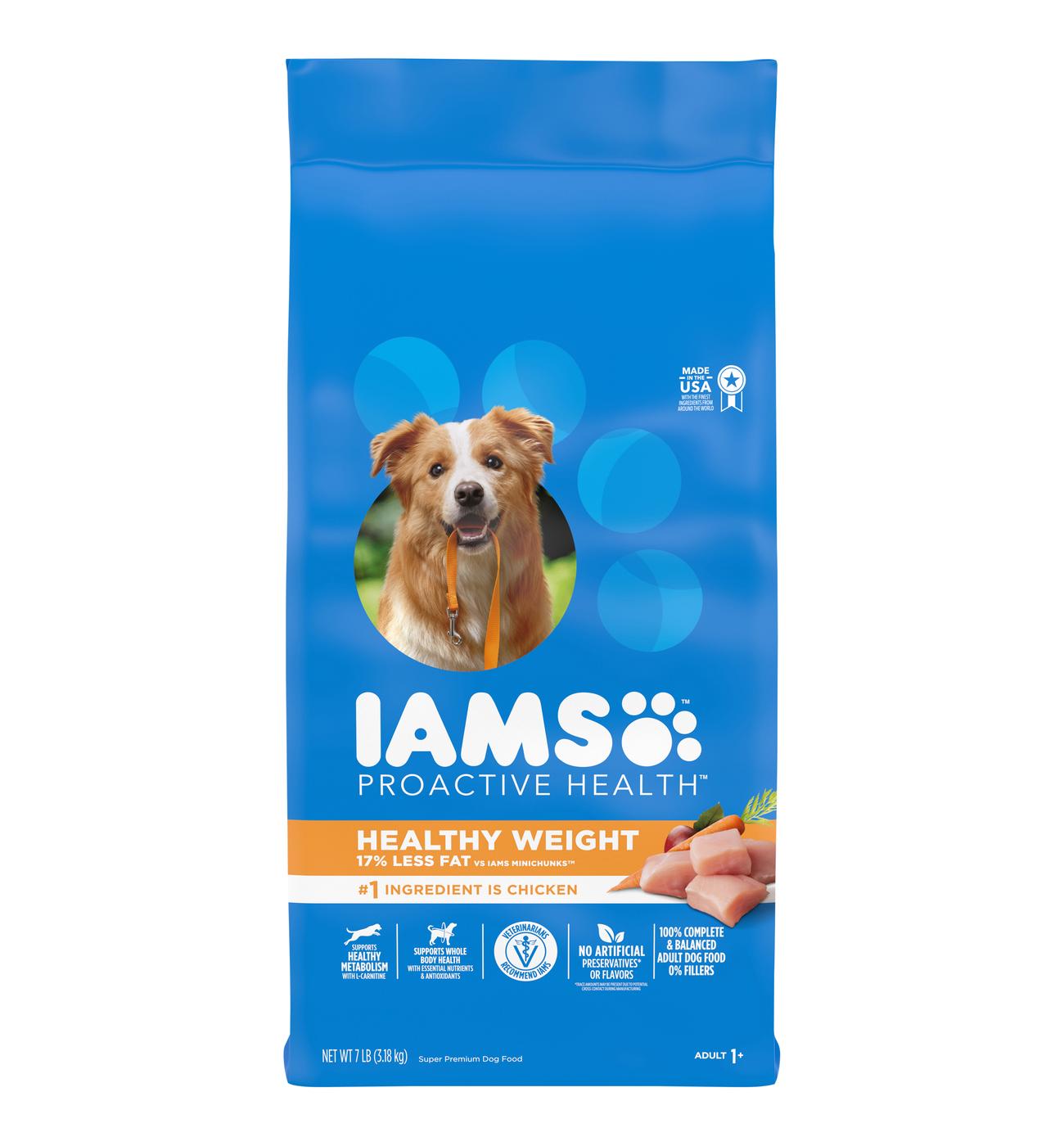 Iams weight shop management dog food