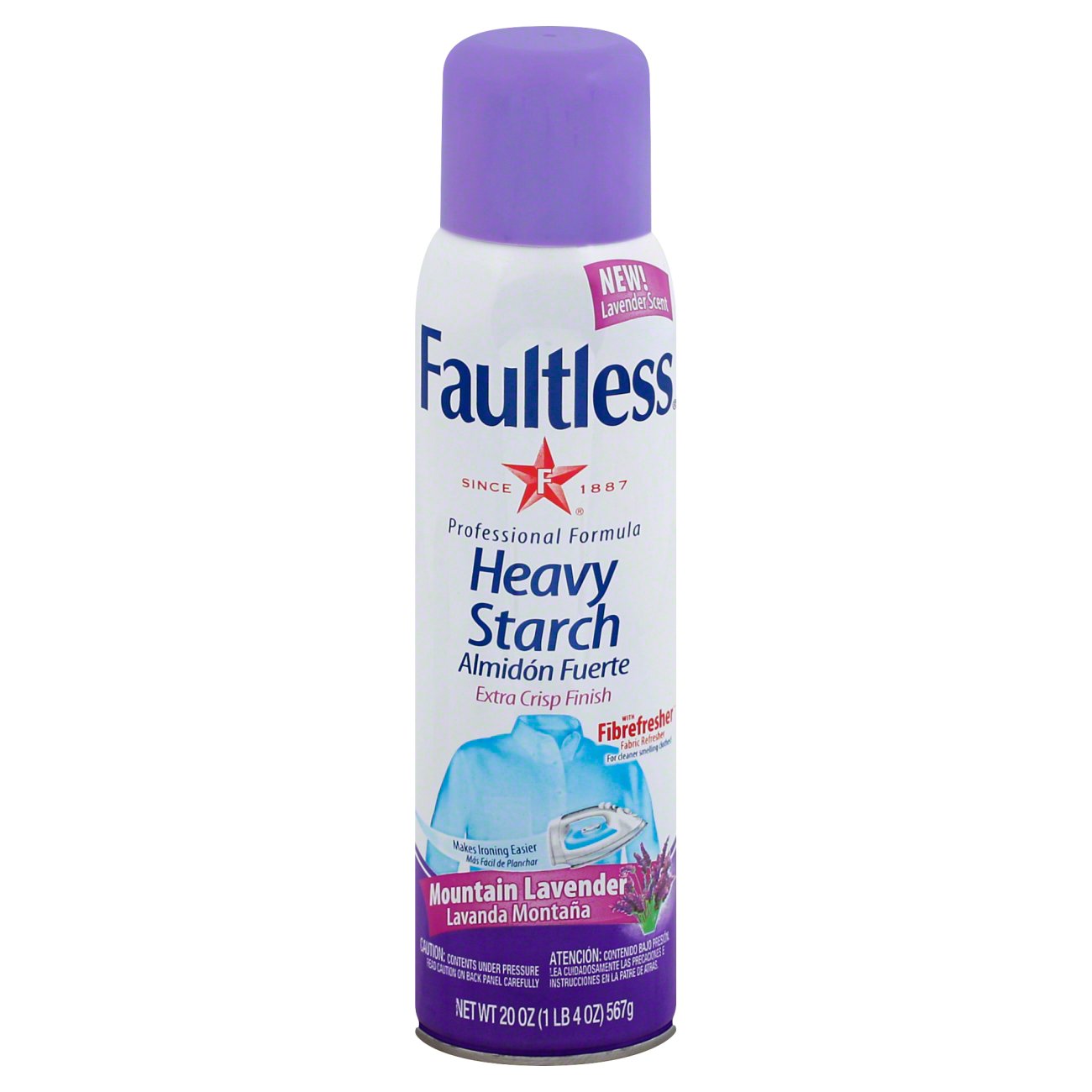 Faultless Fresh Lavender Scent Heavy Starch Shop Starch at HEB