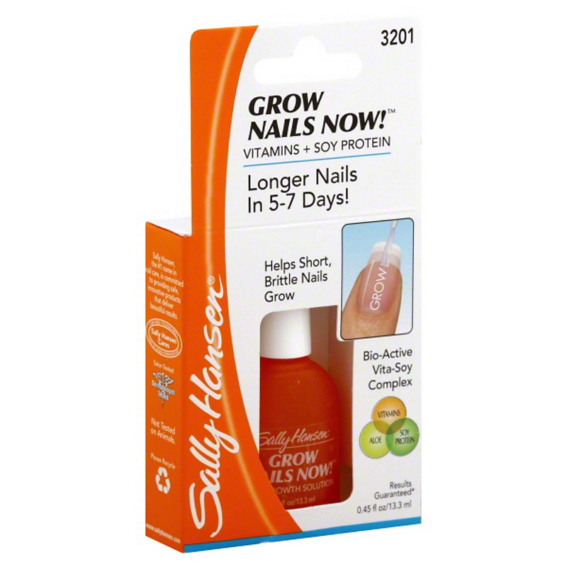 Sally Hansen Grow Nails Now! Multi-Vitamin + Soy Grow - Shop Nails at H-E-B