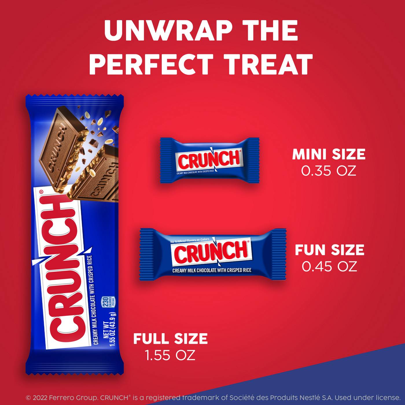 Crunch Fun Size Candy Bars; image 6 of 7