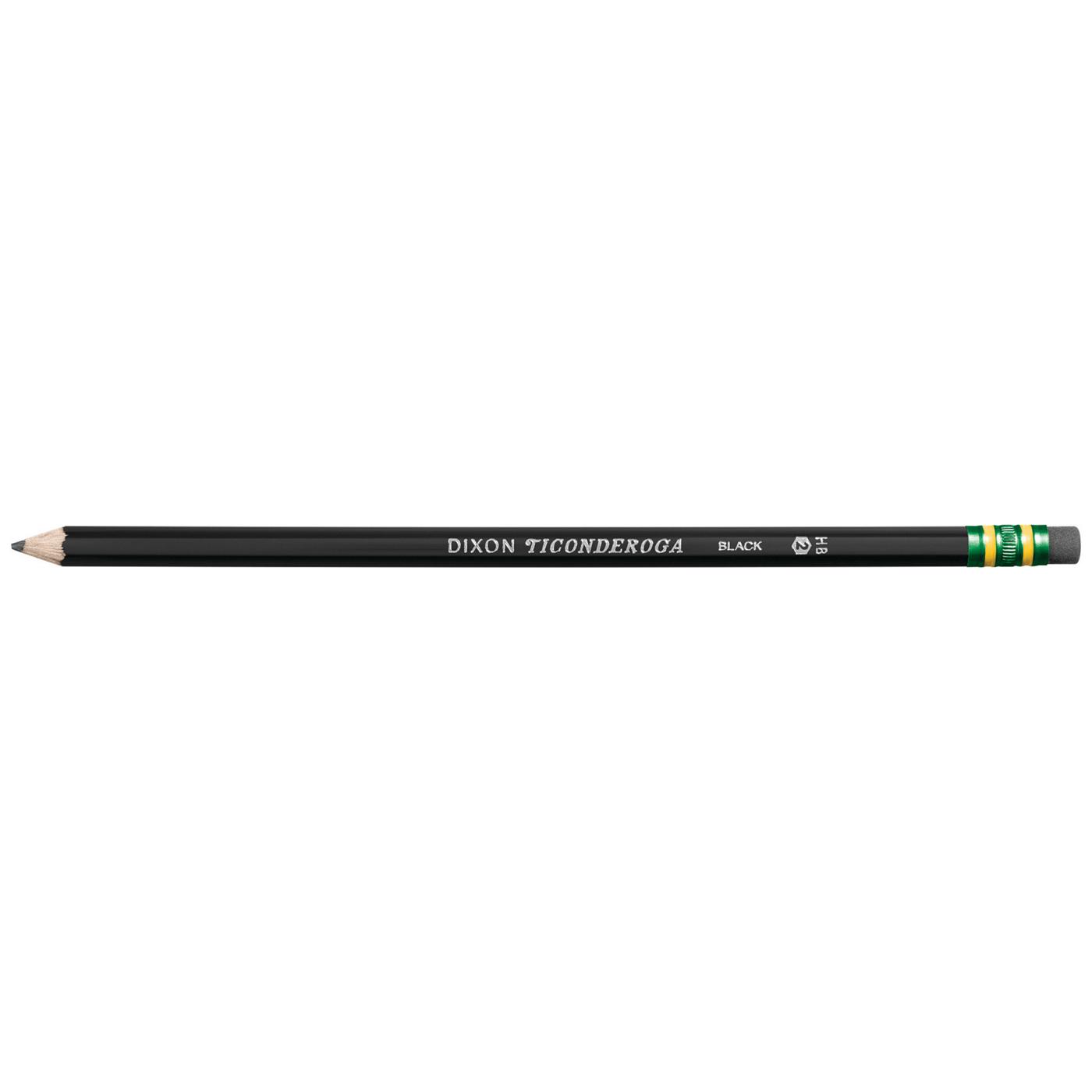 Ticonderoga Pre-Sharpened No.2 Wood Pencils - Black; image 4 of 5