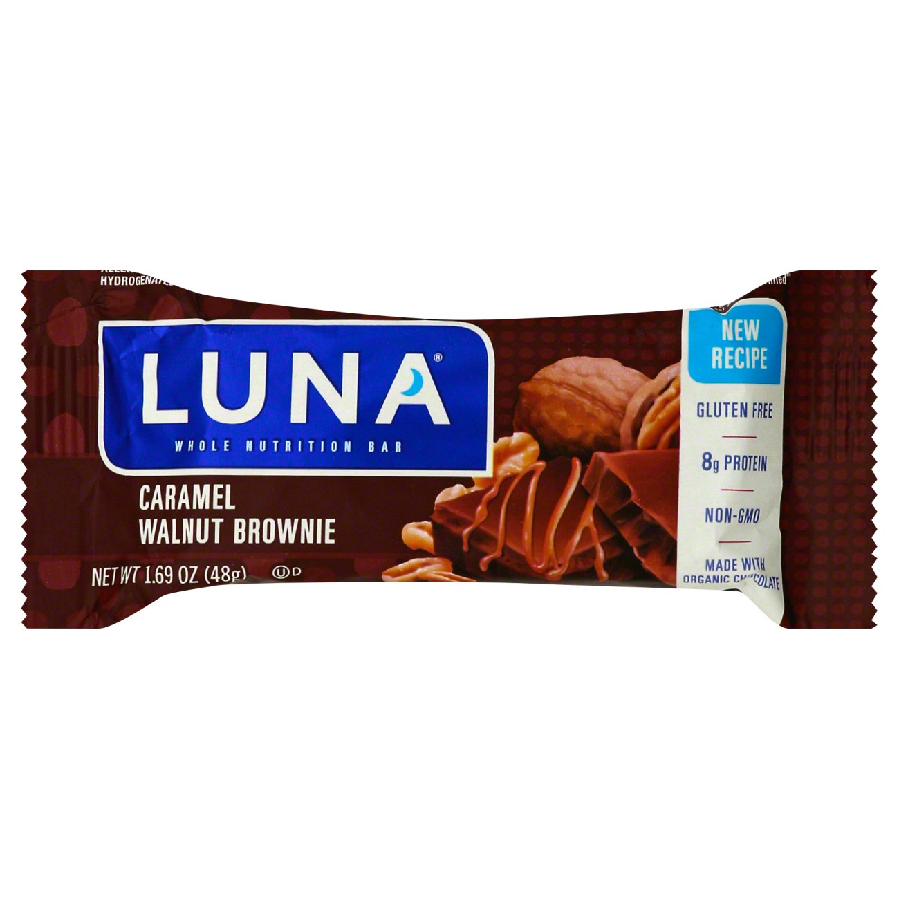 Luna Caramel Nut Brownie Nutrition Bar Shop Granola & Snack Bars at HEB