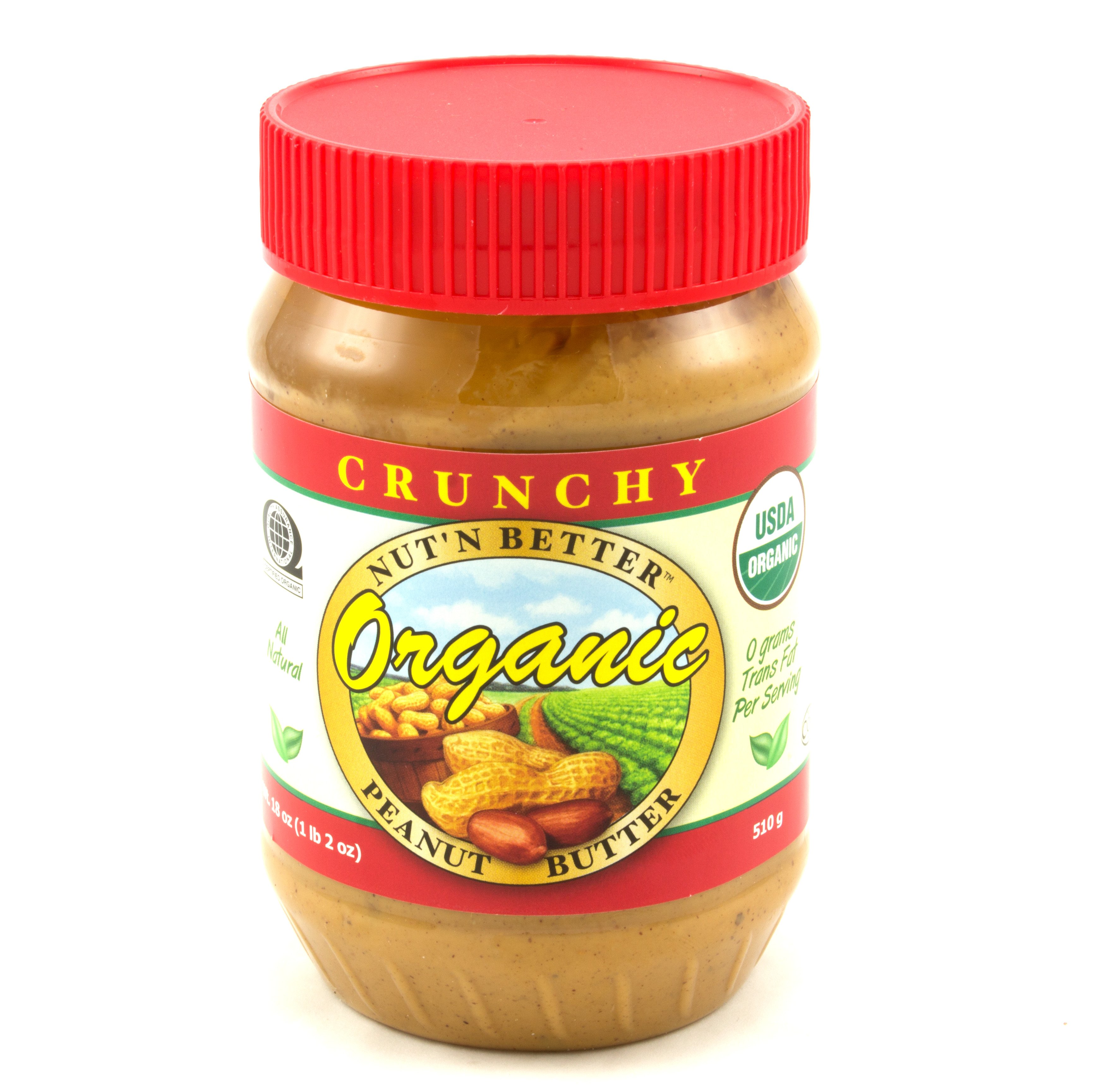Nut N Better Organic Crunchy Peanut Butter Shop Peanut Butter At H E B