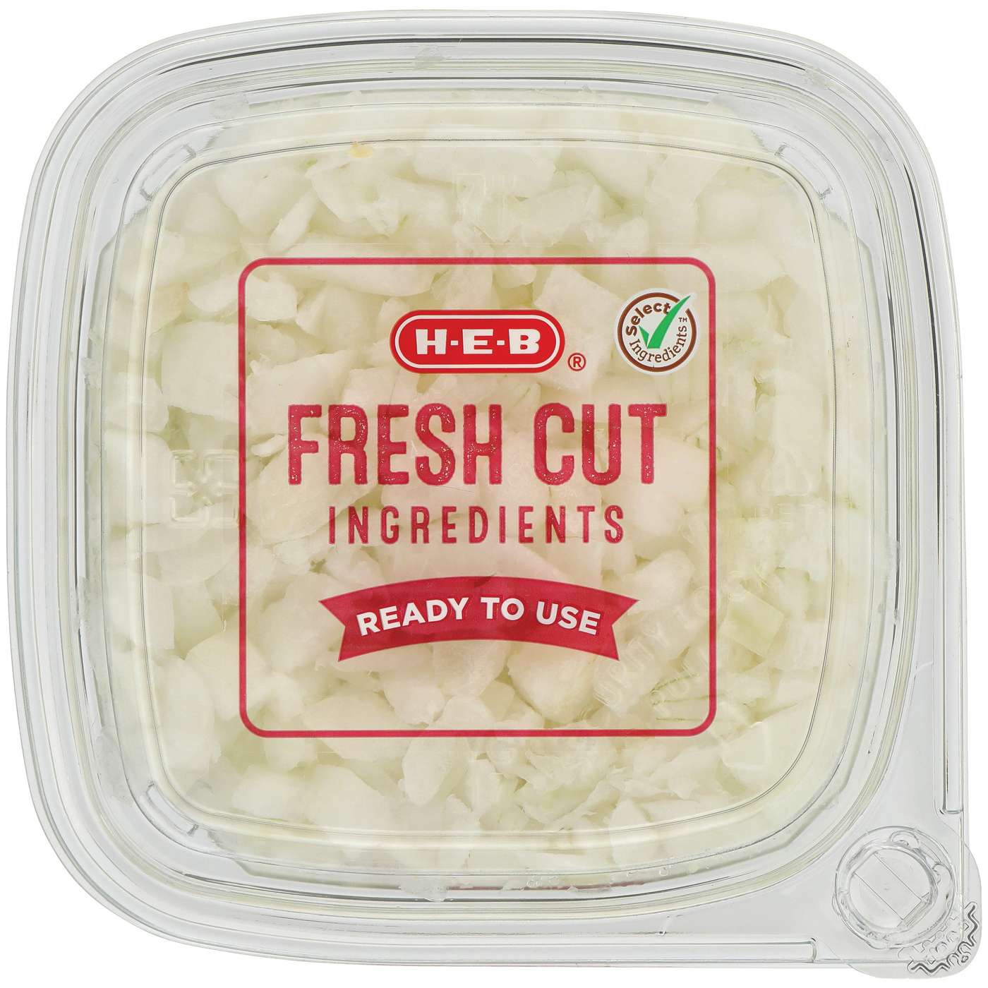 H-E-B Fresh Diced White Onions; image 2 of 2