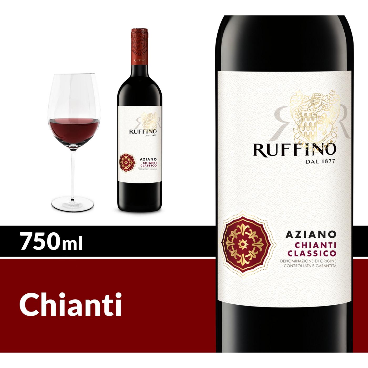 Ruffino Aziano Chianti Classico DOCG Sangiovese Red Blend, Italian Red Wine 750 mL Bottle; image 6 of 7