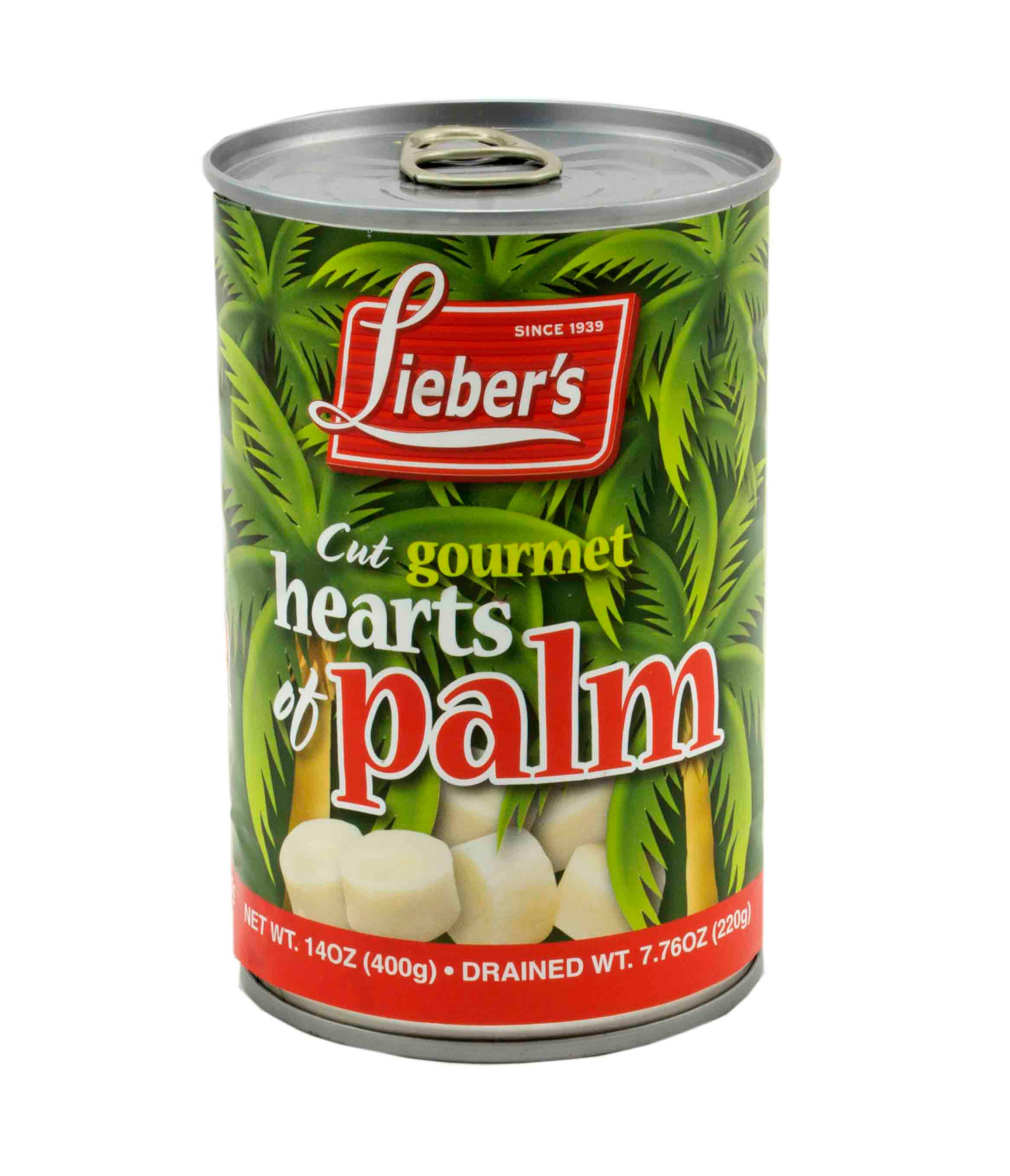 Lieber's Kosher Cut Gourmet Heart of Palms Shop Canned & Dried Food