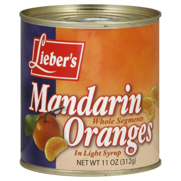 Whole Mandarin Oranges in Light Syrup