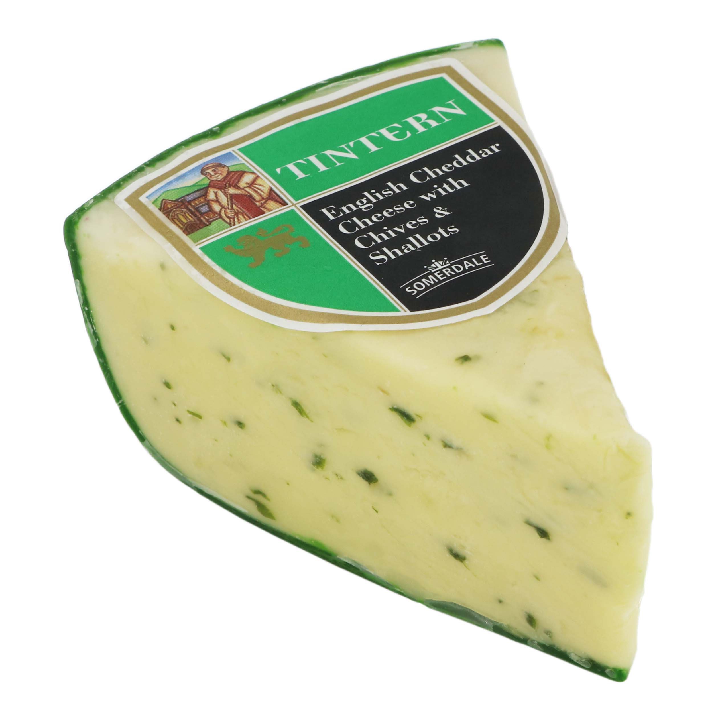 Somerdale Tintern English Cheddar Cheese with Chives and Shallots